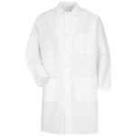 Gripper-Front Butcher Coat