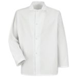 Gripper-Front Short Butcher Coat