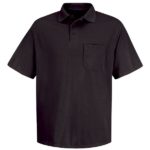 Men's Short Sleeve Spun Polyester