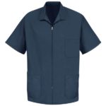 Men's Zip-Front Smock