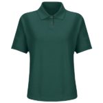 Women's Short Sleeve Cotton / Polyester Blend Pique Knit Polo