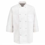 Women's Ten Pearl Button Chef Coat
