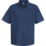 Men's Short Sleeve Spun Polyester Pocketless Polo