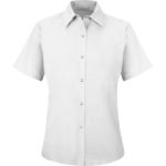 Women's Short Sleeve Specialized Pocketless Work Shirt