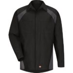 Men's Long Sleeve Diamond Plate Shop Shirt