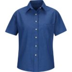 Women's Long Sleeve Oxford Dress Shirt