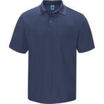 Men's Short Sleeve Spun Polyester Gripper-Front Polo