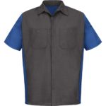Men's Short Sleeve Two-Tone Crew Shirt