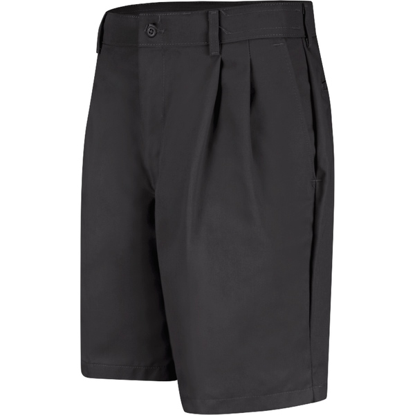 pleated front shorts