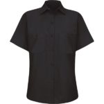 Women's Short Sleeve Industrial Work Shirt