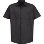Men's Short Sleeve Industrial Work Shirt