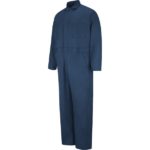 Men's Button-Front Cotton Coverall