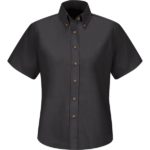 Women's Short Sleeve Poplin Dress Shirt